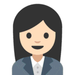 woman office worker emoji clipart xl